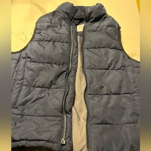 Gap Kids blue puffer vest size s
